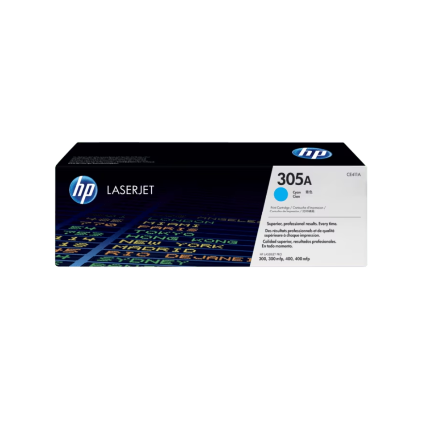 HP 305A 靛藍原廠 LaserJet 碳粉盒 (CE411A)