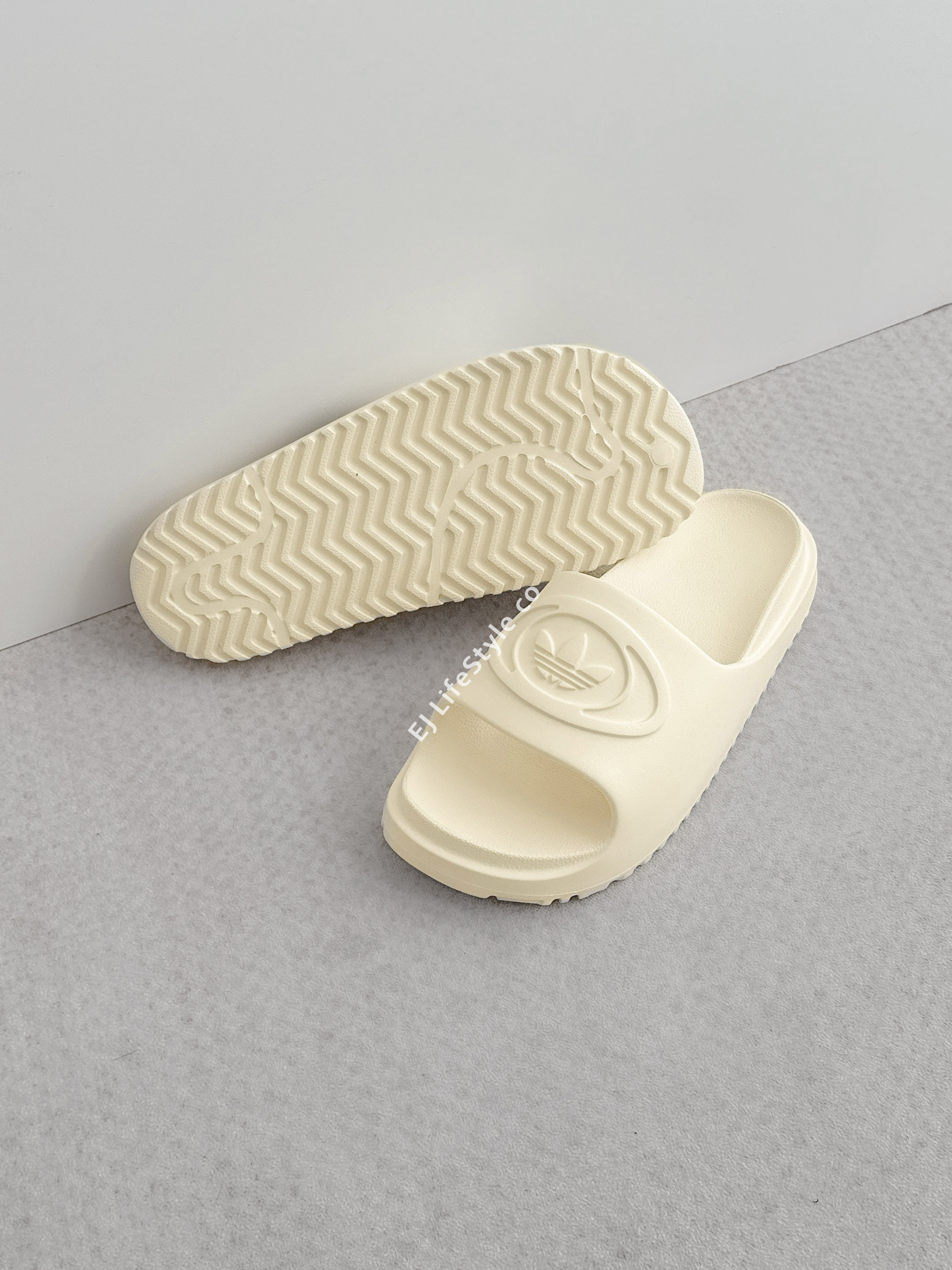 ADIDAS CAMPUS 00s FOAM SLIDE 三葉草 奶油白 拖鞋 防水拖 海灘拖 女鞋 IH1627 / 調貨