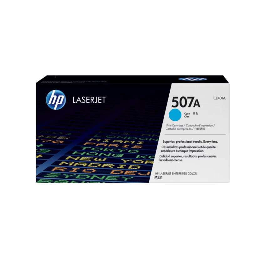 HP 507A 靛藍原廠 LaserJet 碳粉盒 (CE401A)