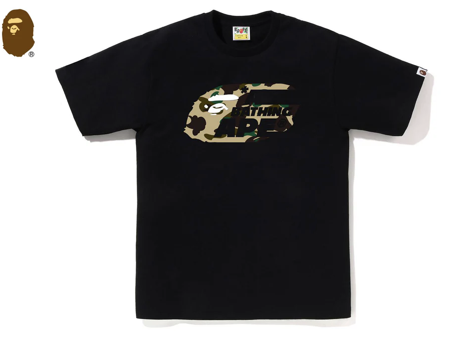 【BAPE男生】0523發售 1ST CAMO MOVING APE HEAD TEE