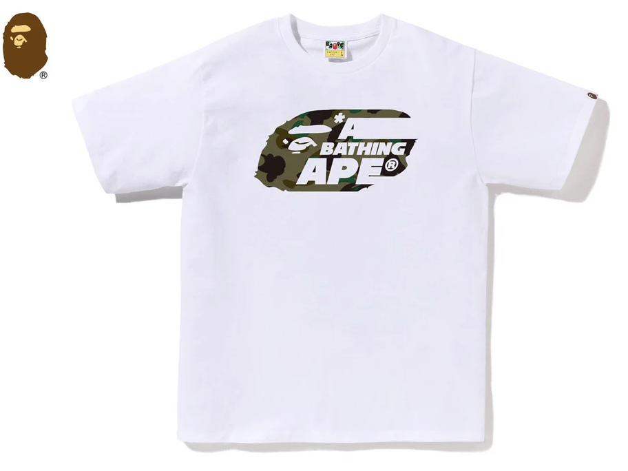 【BAPE男生】0523發售 1ST CAMO MOVING APE HEAD TEE