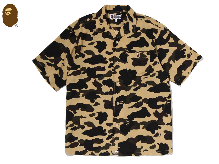 【BAPE男生】0523發售 1ST CAMO OPEN COLLAR SS SHIRTS