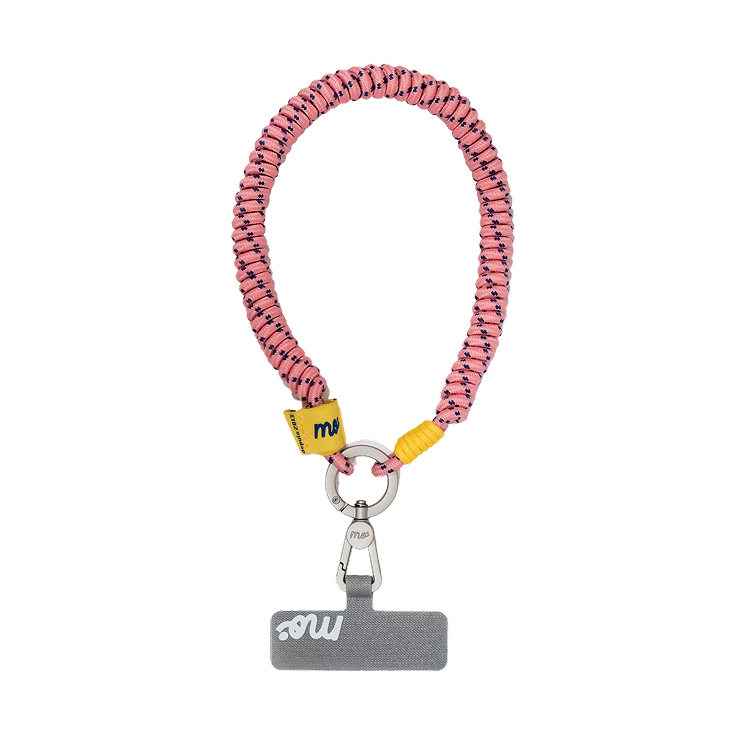 PRISMATICA | Coiled Wrist Strap for Mobile Phone - Coral