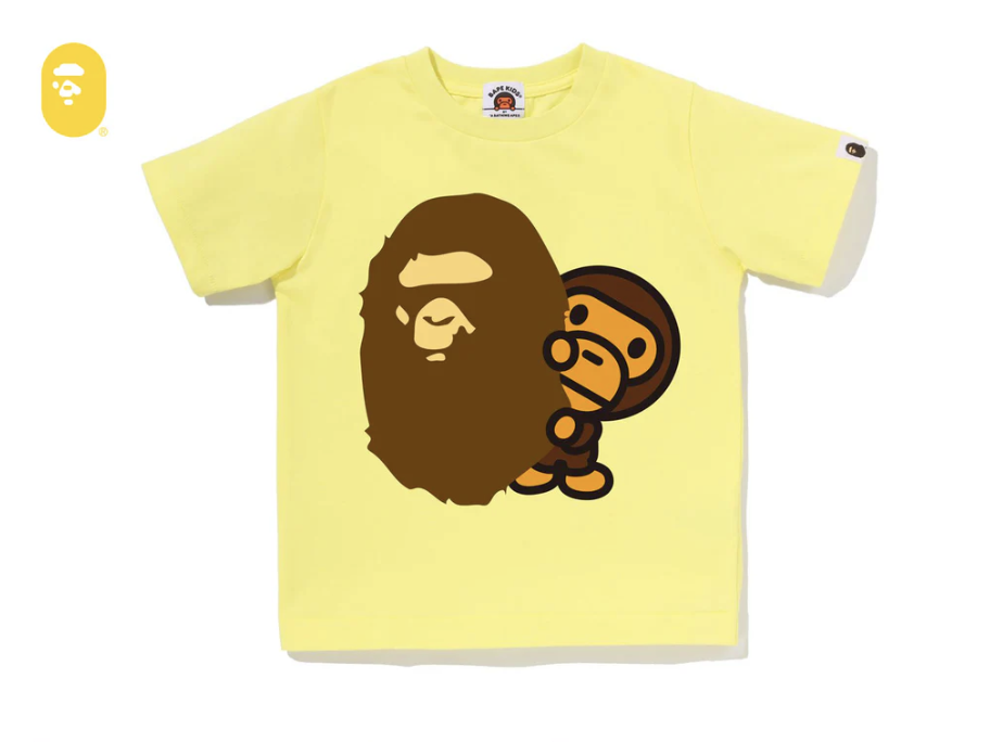 【BAPE童裝】0523發售 APE HEAD & BABY MILO TEE