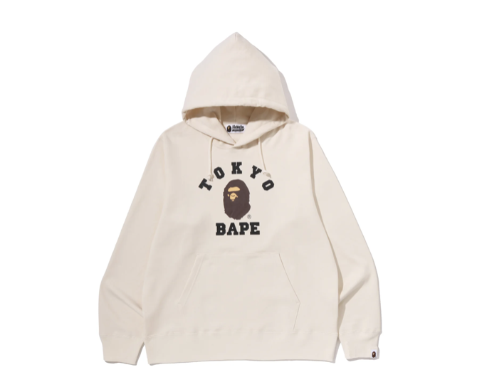 【BAPE男生】0523發售 東京限定 TOKYO COLLEGE PULLOVER HOODIE