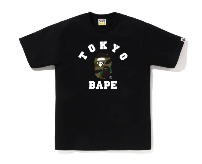 【BAPE男生】0523發售 東京限定 1ST CAMO TOKYO COLLEGE TEE