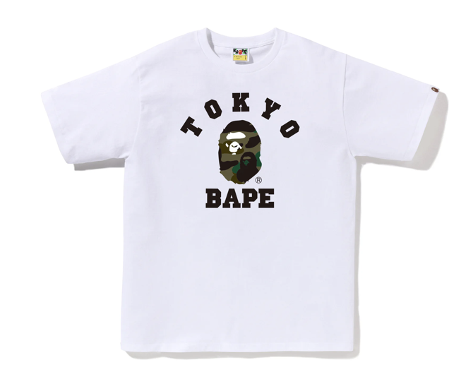 【BAPE男生】0523發售 東京限定 1ST CAMO TOKYO COLLEGE TEE
