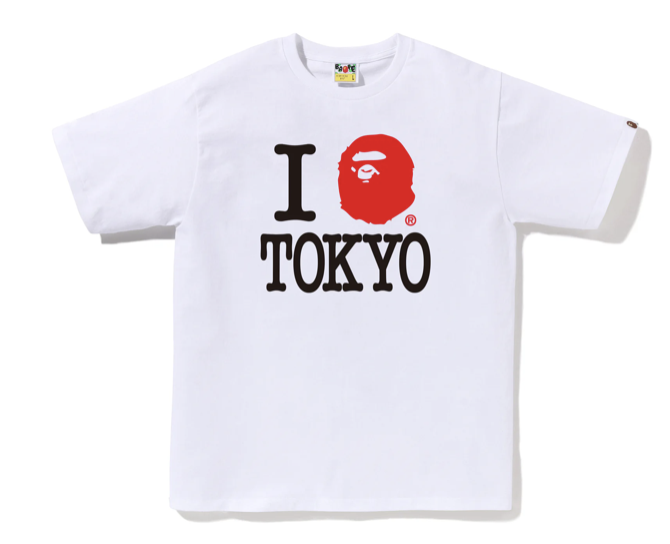 【BAPE男生】0523發售 東京限定I LOVE BAPE® TOKYO TEE