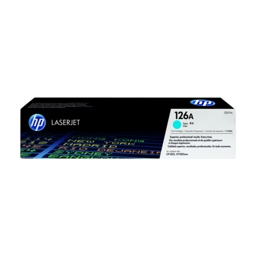 HP 126A 靛藍原廠 LaserJet 碳粉盒 (CE311A)