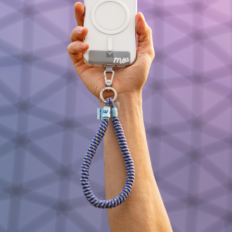 PRISMATICA | Coiled Wrist Strap for Mobile Phone - Lavender
