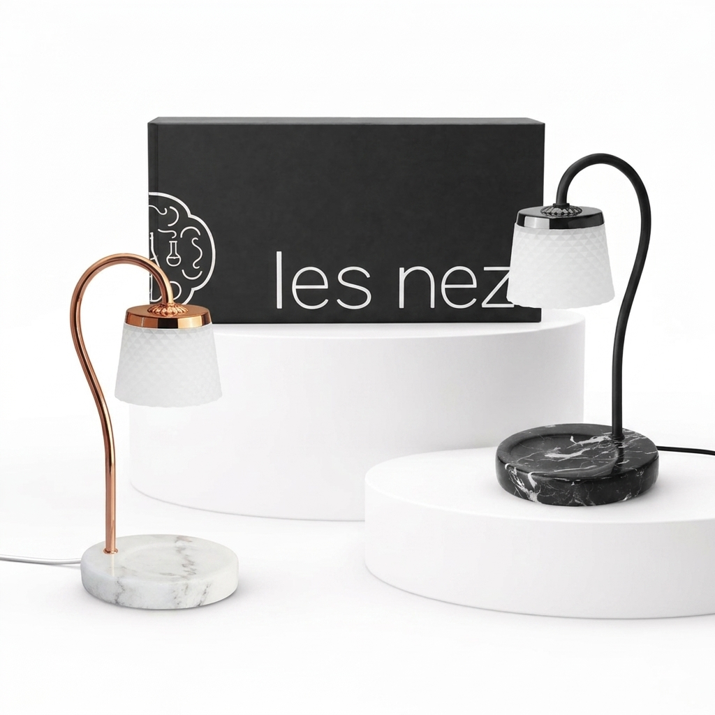 les nez 雲石玫瑰金鈴蘭 香氛融蠟燈