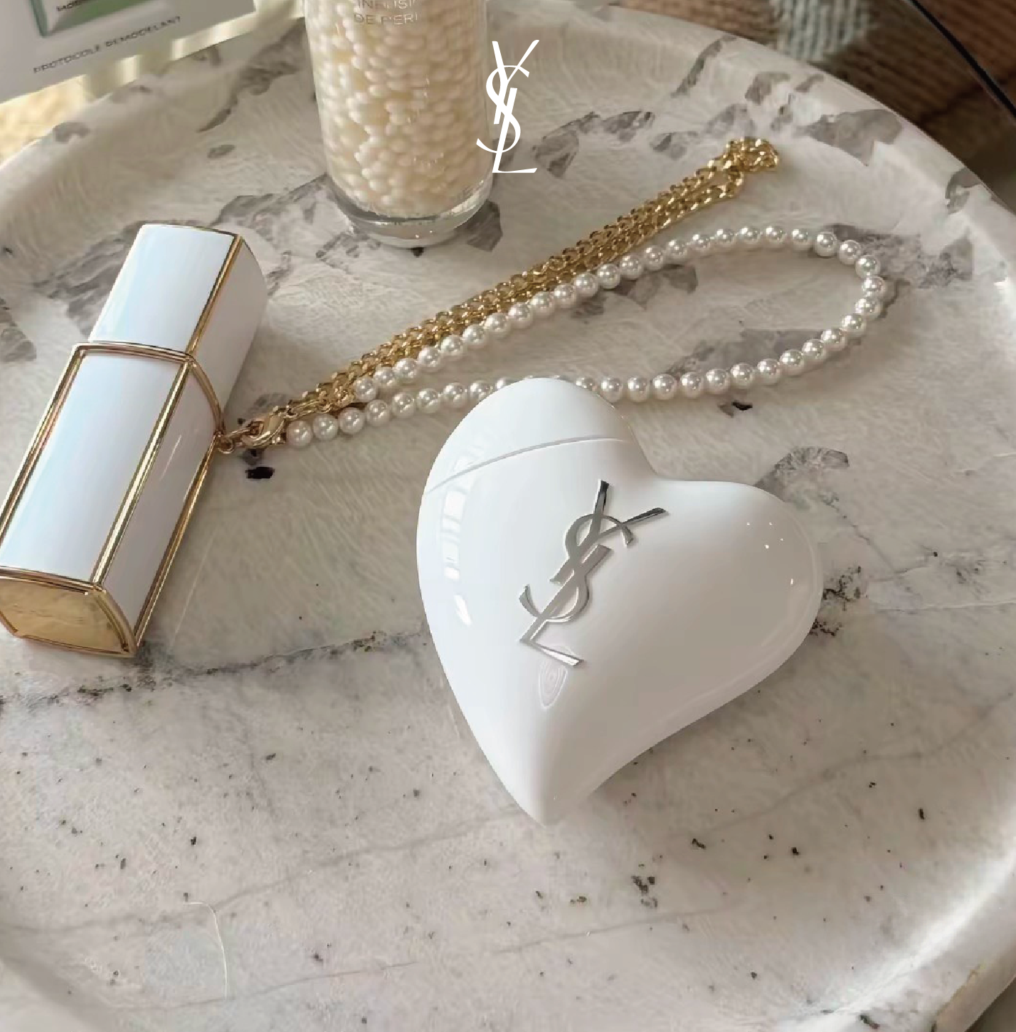 YSL 聖羅蘭 獵心精華 愛心護手霜 ROSE同款 50ml
