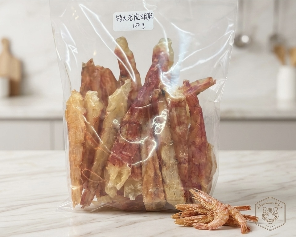 Z163 特大野生老虎蝦乾150g $149