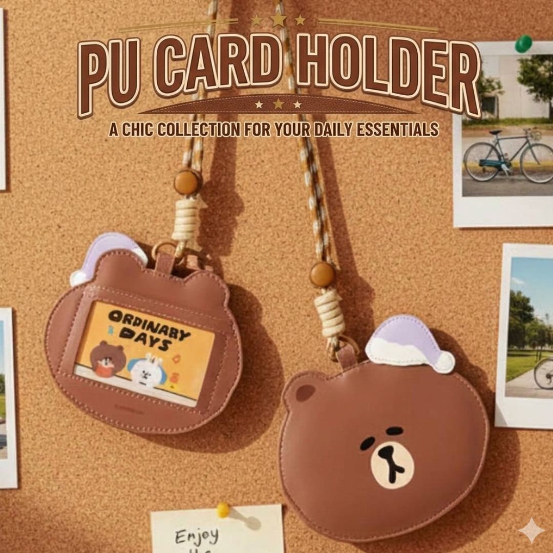 LINE FRIENDS | PU八達通 證件套 |Brown