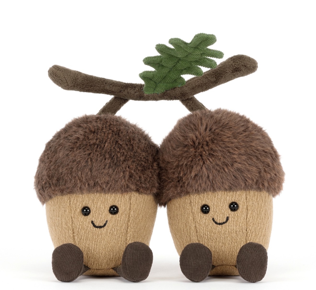 【Luxury】 JELLYCAT 橡樹 橡子玩偶 徒步森林旅遊 新款 幼兔 熊崽子 幼兒 花生