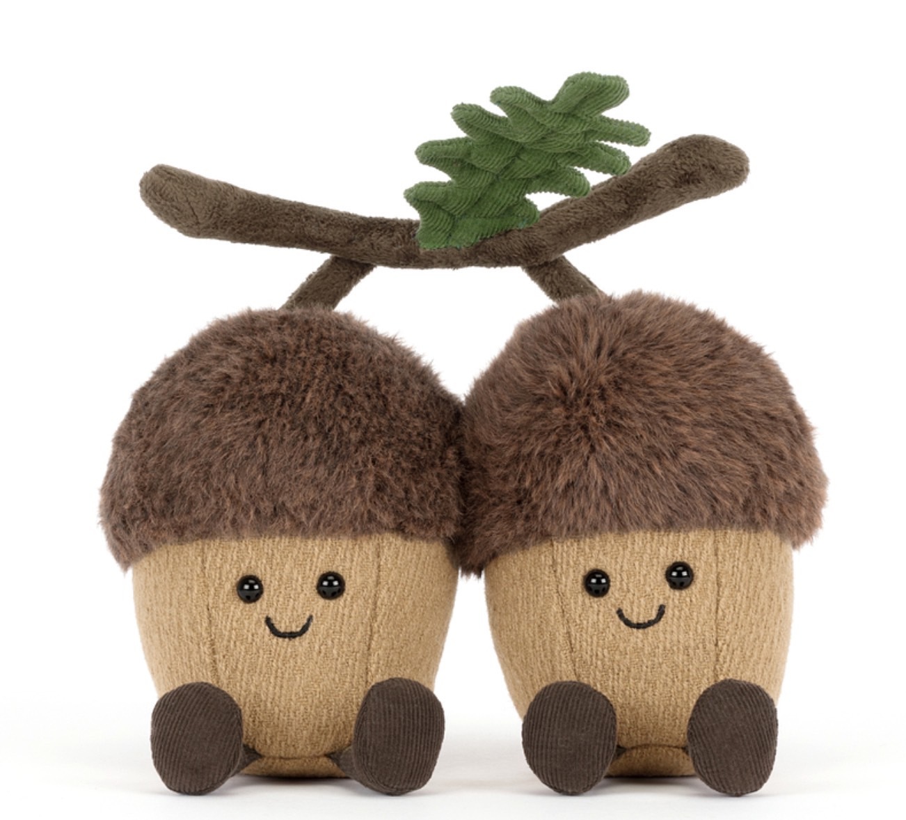 【Luxury】 JELLYCAT 橡樹 橡子玩偶 徒步森林旅遊 新款 幼兔 熊崽子 幼兒 花生