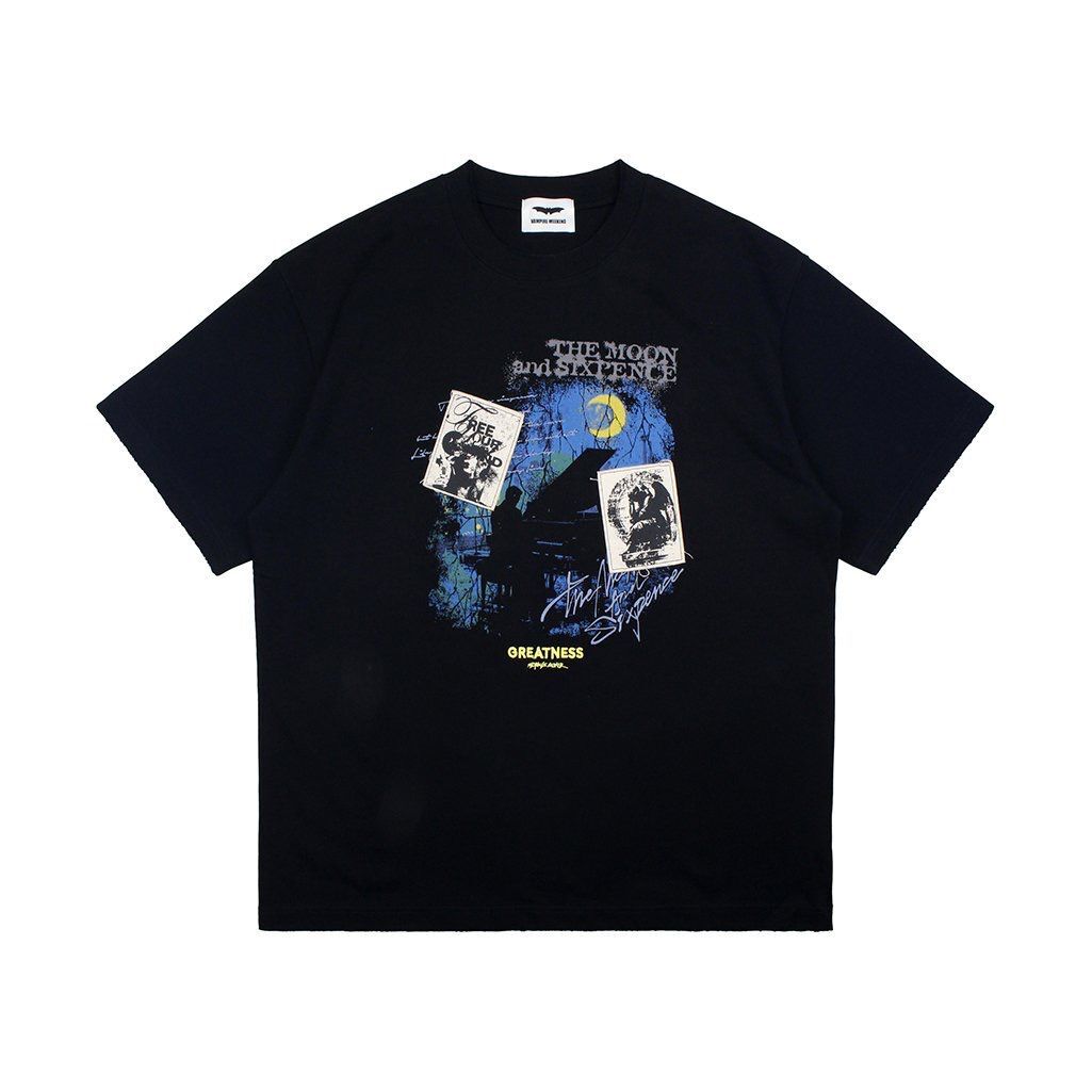 英文字圖案短袖Tee VAMPIRE-017T