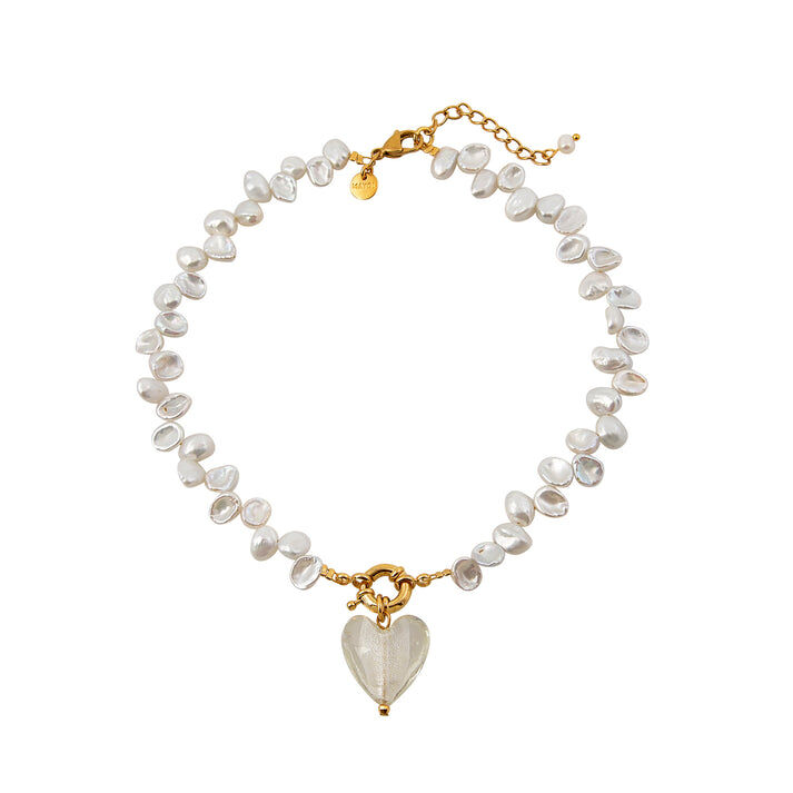 1MY0524-007 [MAYOL] Invisivle Touch Necklaces Crystal #CC07 (EU)