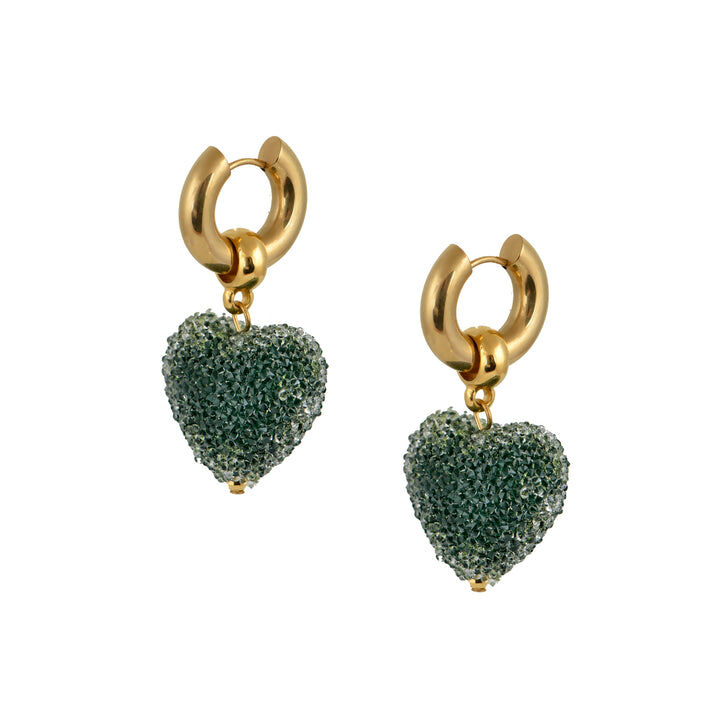 1MY0524-015 [MAYOL] Candyshack Earrings Emerald Green #CC15 (EU)