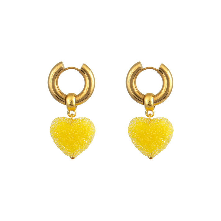 1MY0524-016 [MAYOL] Candyshack Earrings Yellow #CC16 (EU)