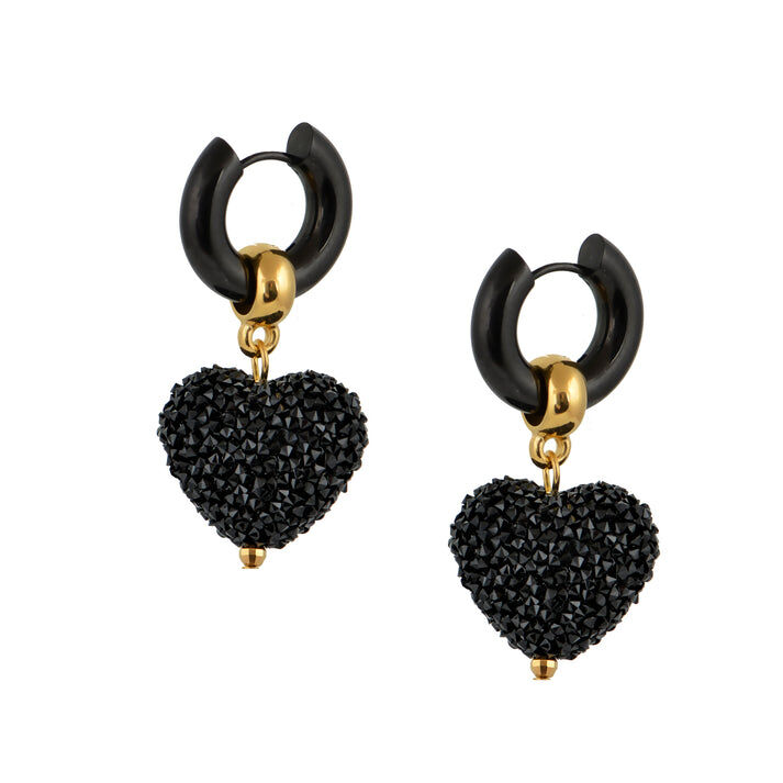 1MY0524-018 [MAYOL] Candyshack Earrings Black #CC18 (EU)