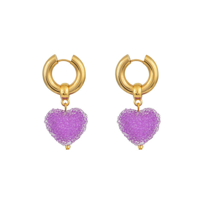 1MY0524-023 [MAYOL] Candyshack Earrings Lilac #CC23 (EU)