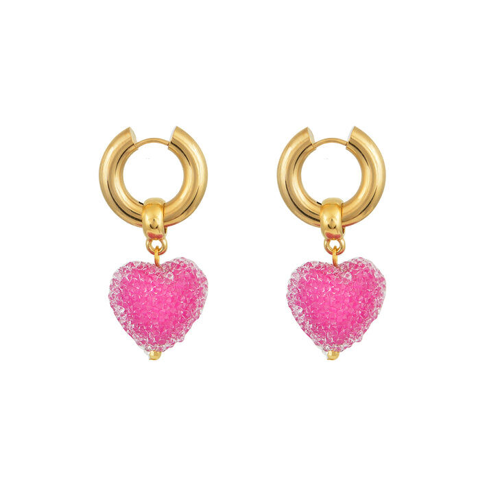 1MY0524-020 [MAYOL] Candyshack Earrings Fuchsia #CC20 (EU)