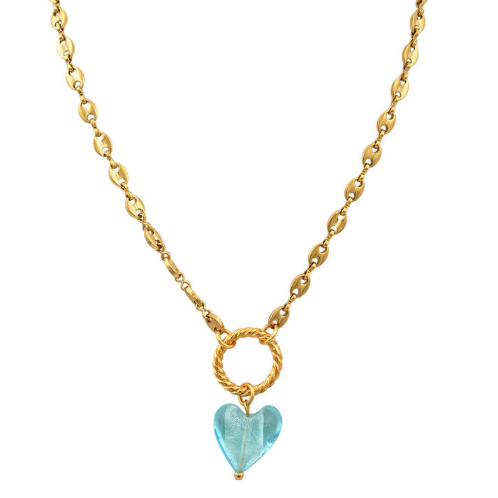 1MY0524-049 [MAYOL] Owner of a Lonely Heart Necklaces Aqua #CC49 (EU)