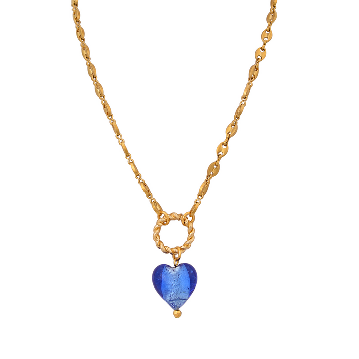 1MY0524-050 [MAYOL] Owner of a Lonely Heart Necklaces Blue #CC50 (EU)