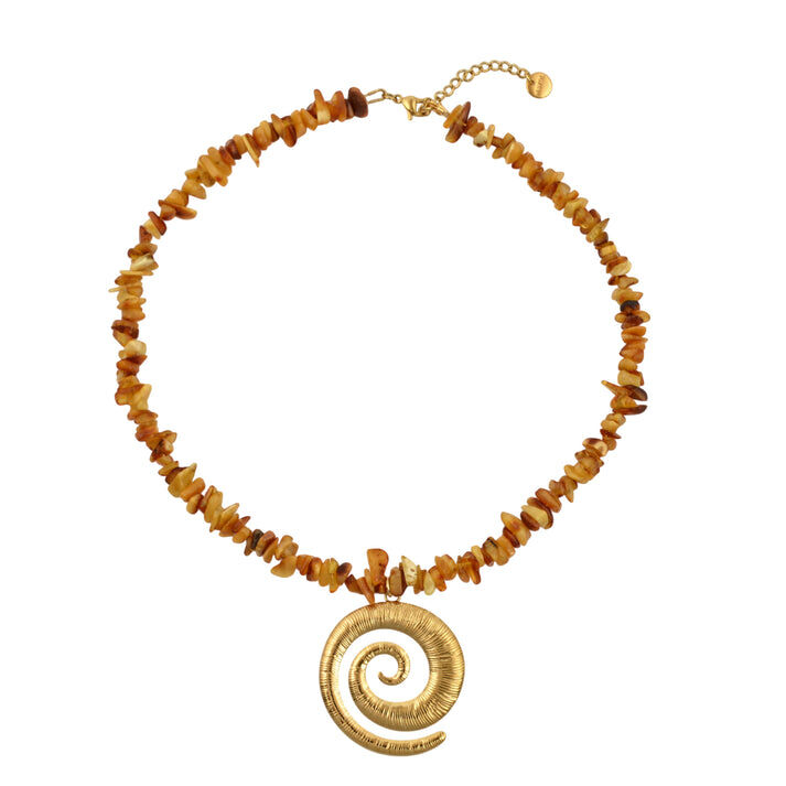 1MY0524-064 [MAYOL] Golden Brown Necklaces #N09 (EU)