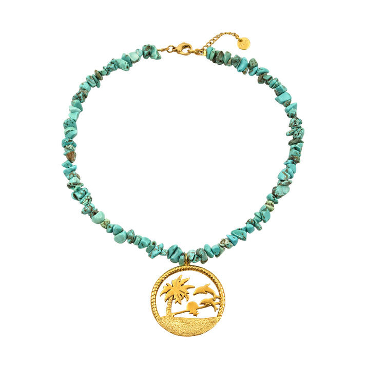 1MY0524-081 [MAYOL] Blue Lagoon Necklaces #N26 (EU)