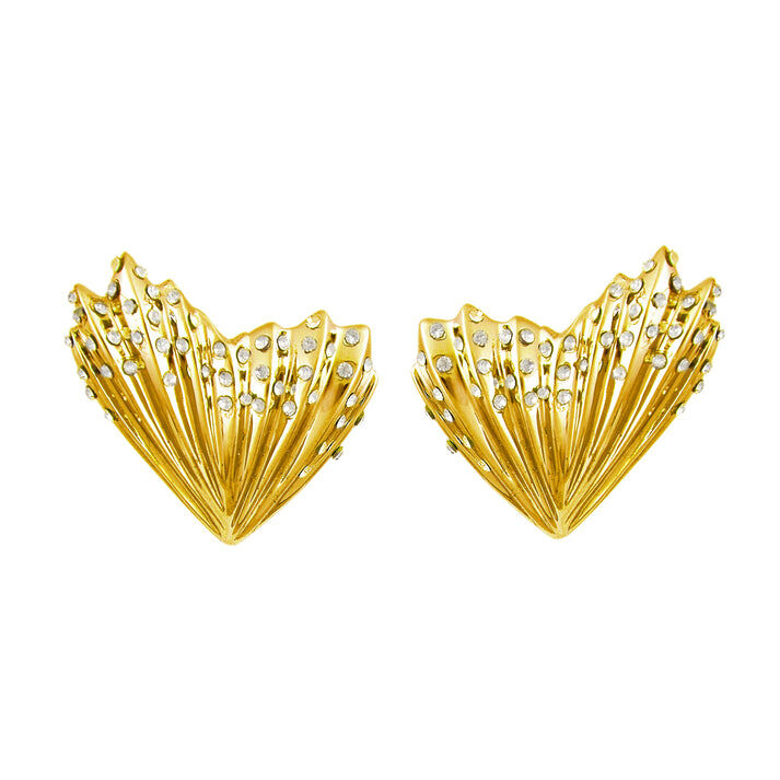 1MY0524-226 [MAYOL] Love Bites Gold Earrings #E39 (EU)