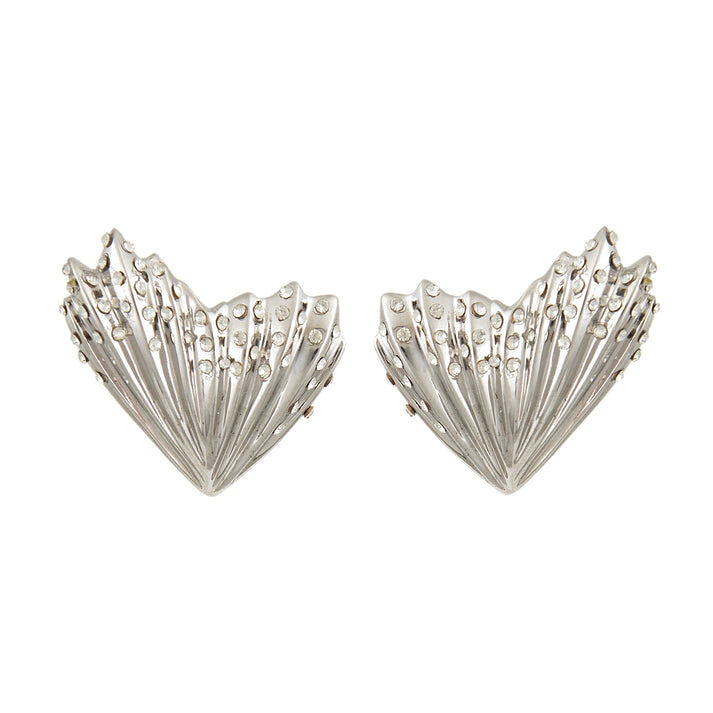 1MY0524-227 [MAYOL] Love Bites Silver Earrings #E40 (EU)
