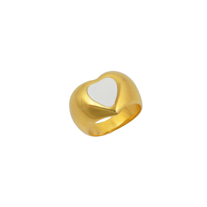 1MY0524-296 [MAYOL] Sidney Gold Plated/White Rings #R09 (EU)