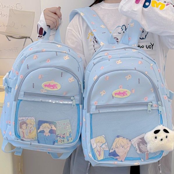 精美少女 韩日风 开窗书包