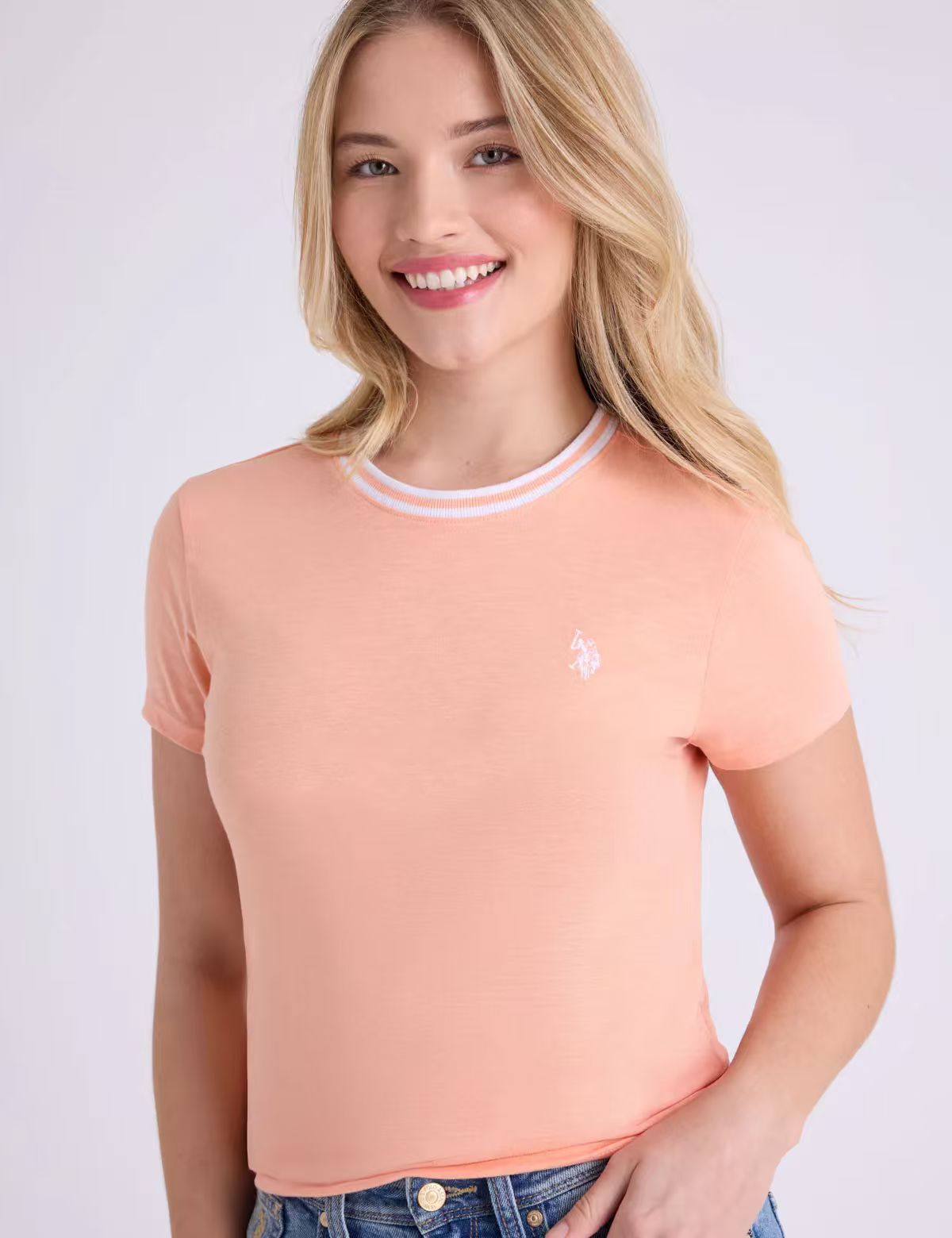 【預購】U.S. POLO ASSN. H052310 女裝圓領短袖