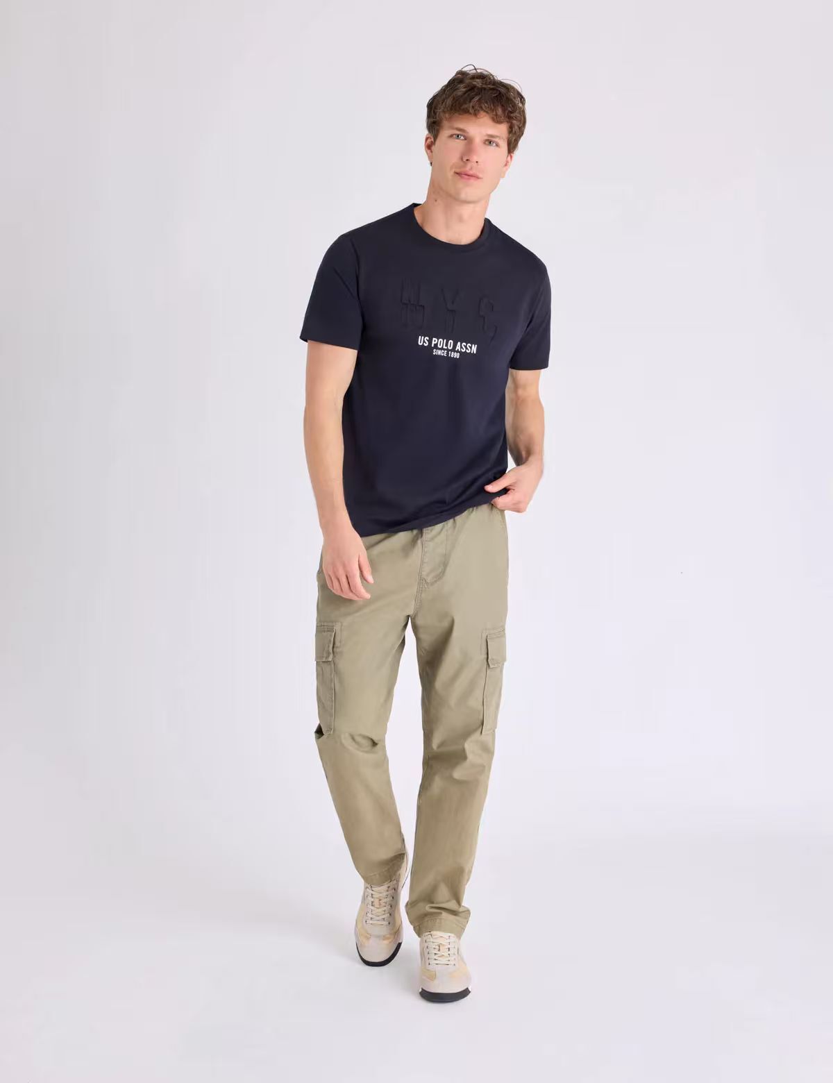 【預購】U.S. POLO ASSN. H052314 文字印花圖案短袖