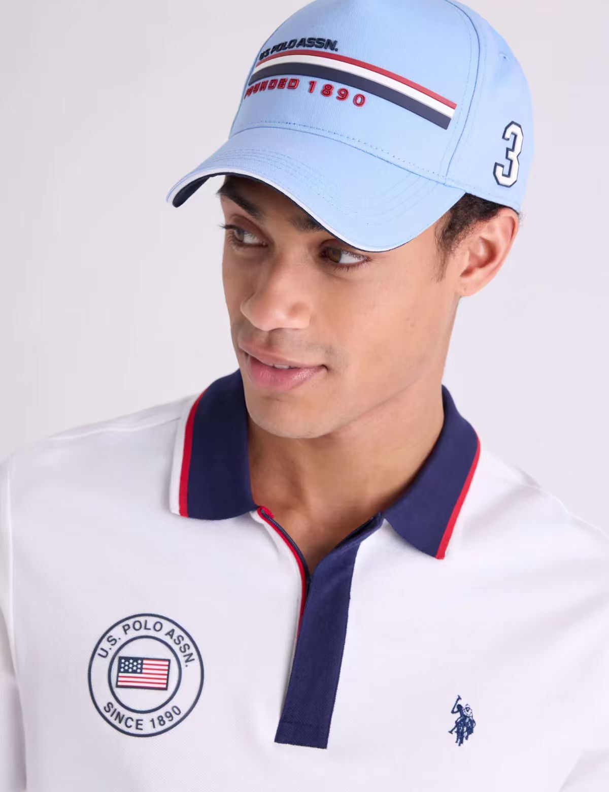【預購】U.S. POLO ASSN. H052316 經典條紋棒球帽