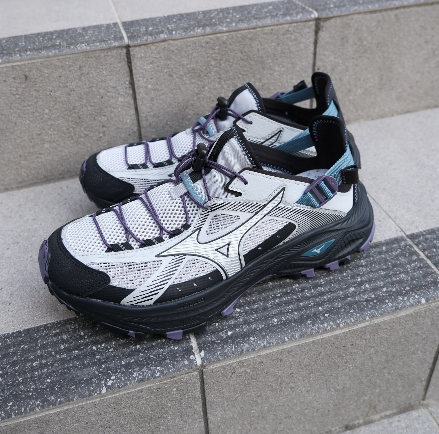 預購 Mizuno Racer Trail SE V2 山系戶外運動 舒適透氣 穩定支撐 減震耐磨防滑 溯溪鞋 男女同款 南極灰/黑色 D1GH261203