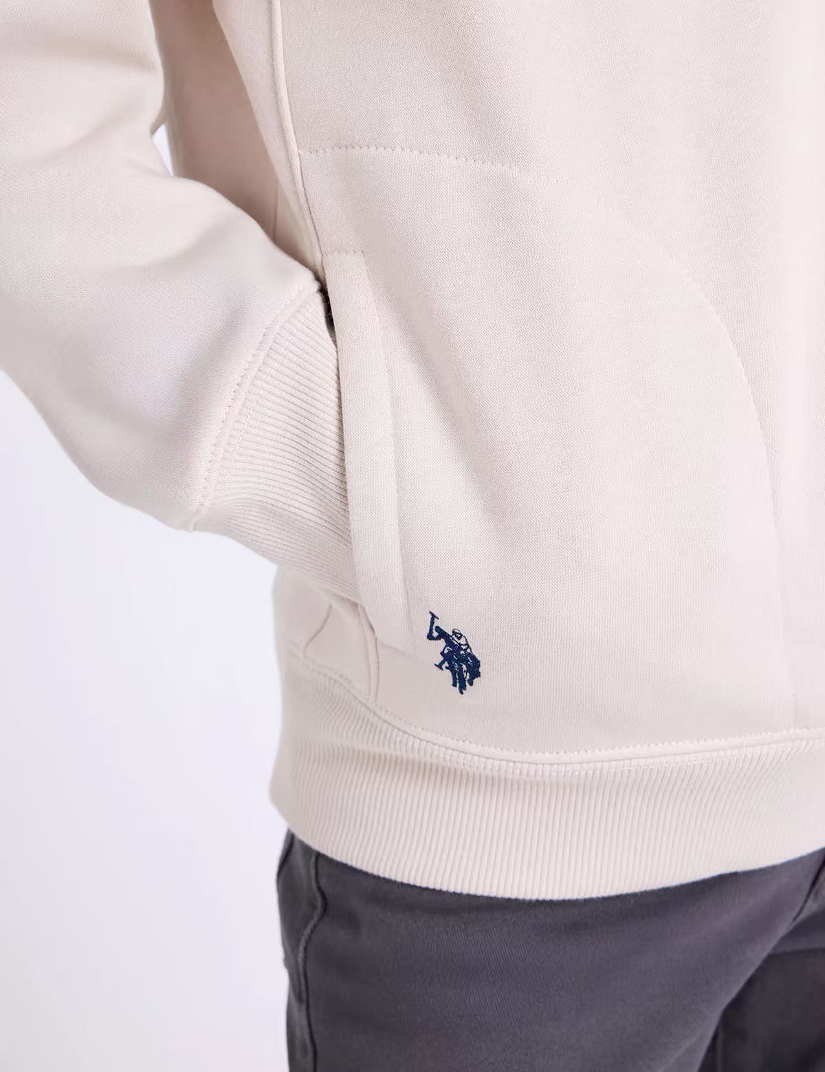 【預購】U.S. POLO ASSN. H052333 男童高領套頭衛衣