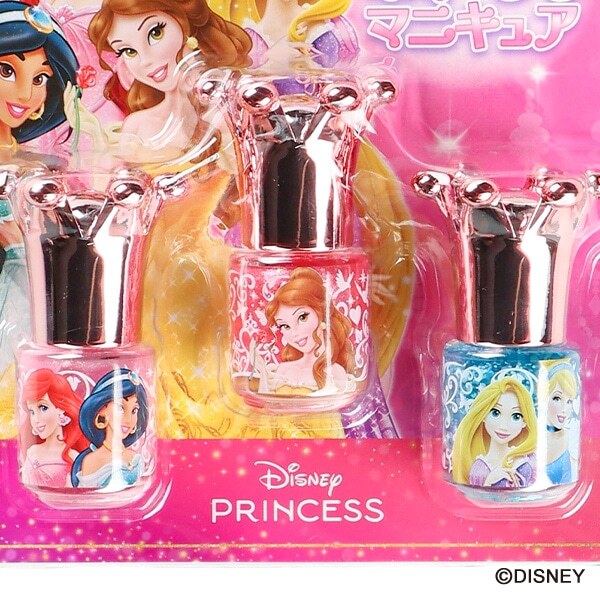 Disney Princess 兒童可撕式指甲油3支裝