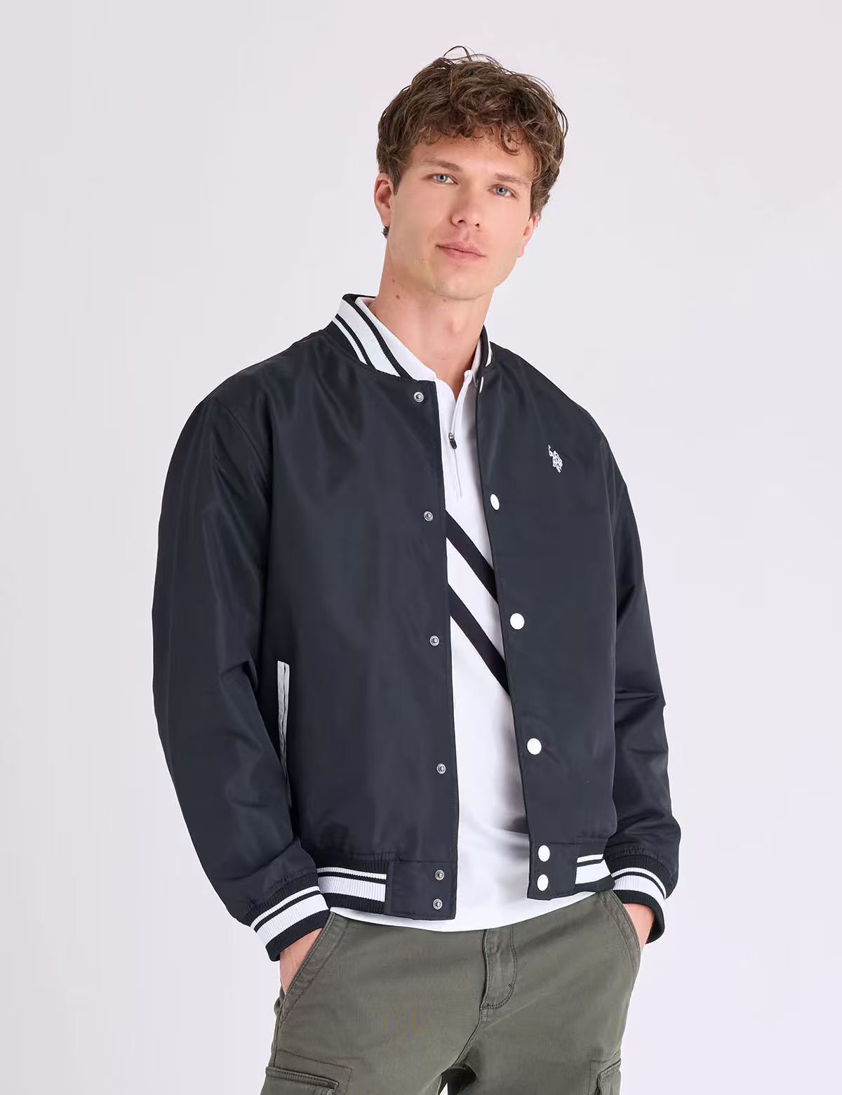 【預購】U.S. POLO ASSN. H052347 棒球夾克外套