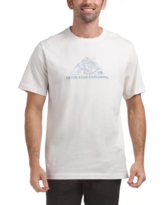 【預購】The North Face H052357 山系 Logo 短袖上衣 (白色)