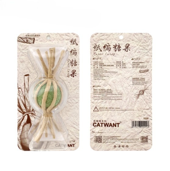 Catwant 貓玩具．紙編糖果