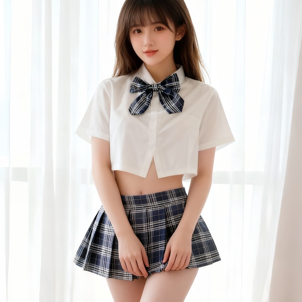 KR 超短女學生製服