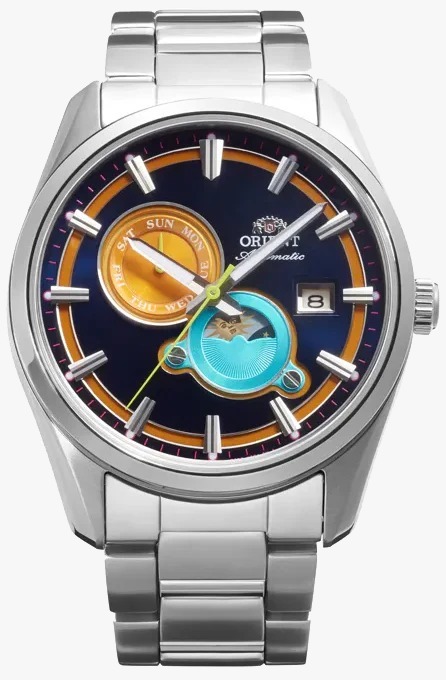 Orient 東方雙獅 Sun and Moon Contemporary Collection Orient Stretto SUN ＆ MOON limited RN-AK0316L RA-AK0316L 日月系列 東方錶 Stretto SUN & MOON 限量版腕錶