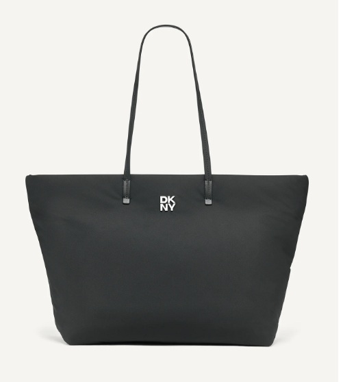 [S] DKNY BLACK/SILVER R51AEJ13-BSV JENNY TOTE, 732465430701 (SD1914)