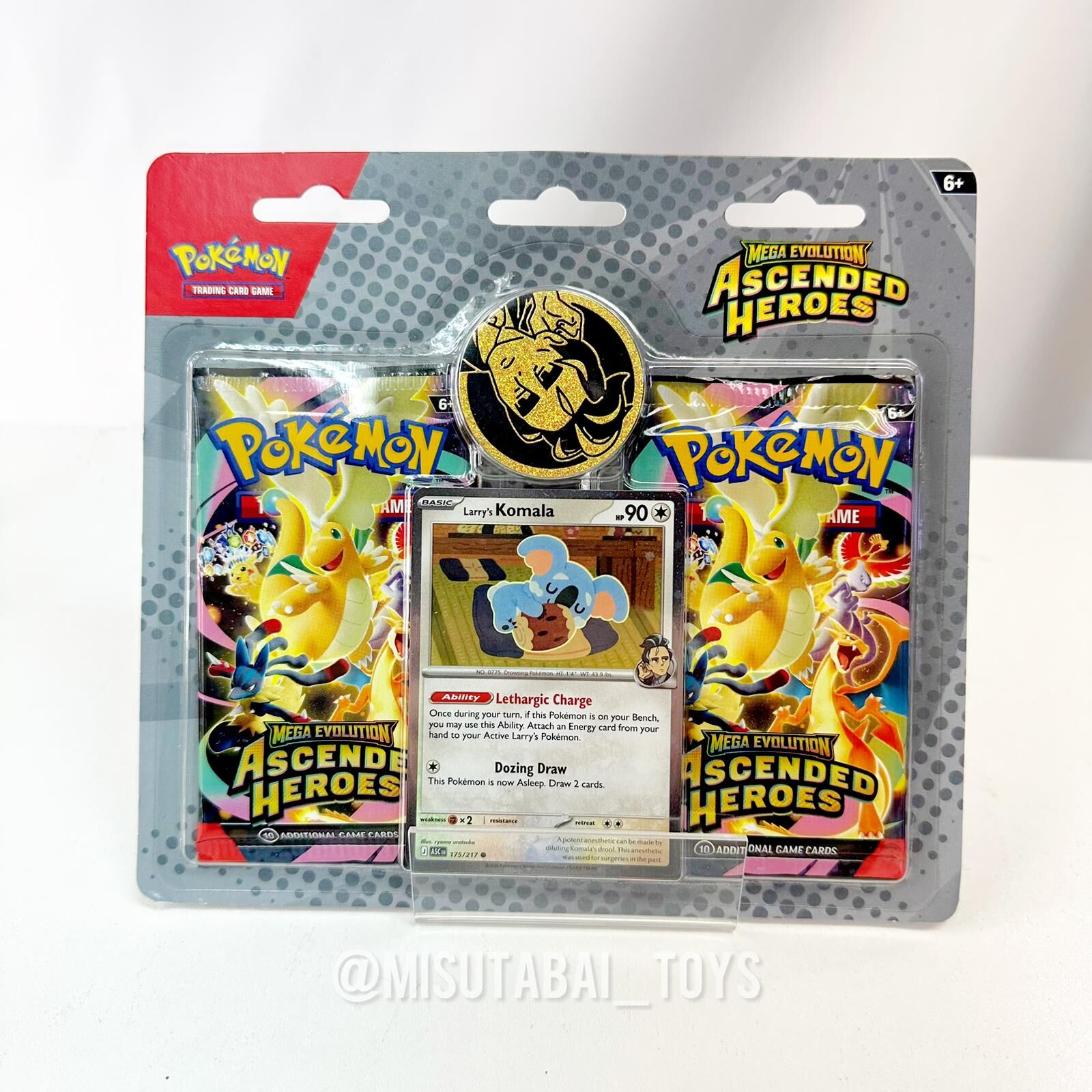 Pokémon TCG Mega Evolution Ascended Heroes Collection - Larry  (English Version)
