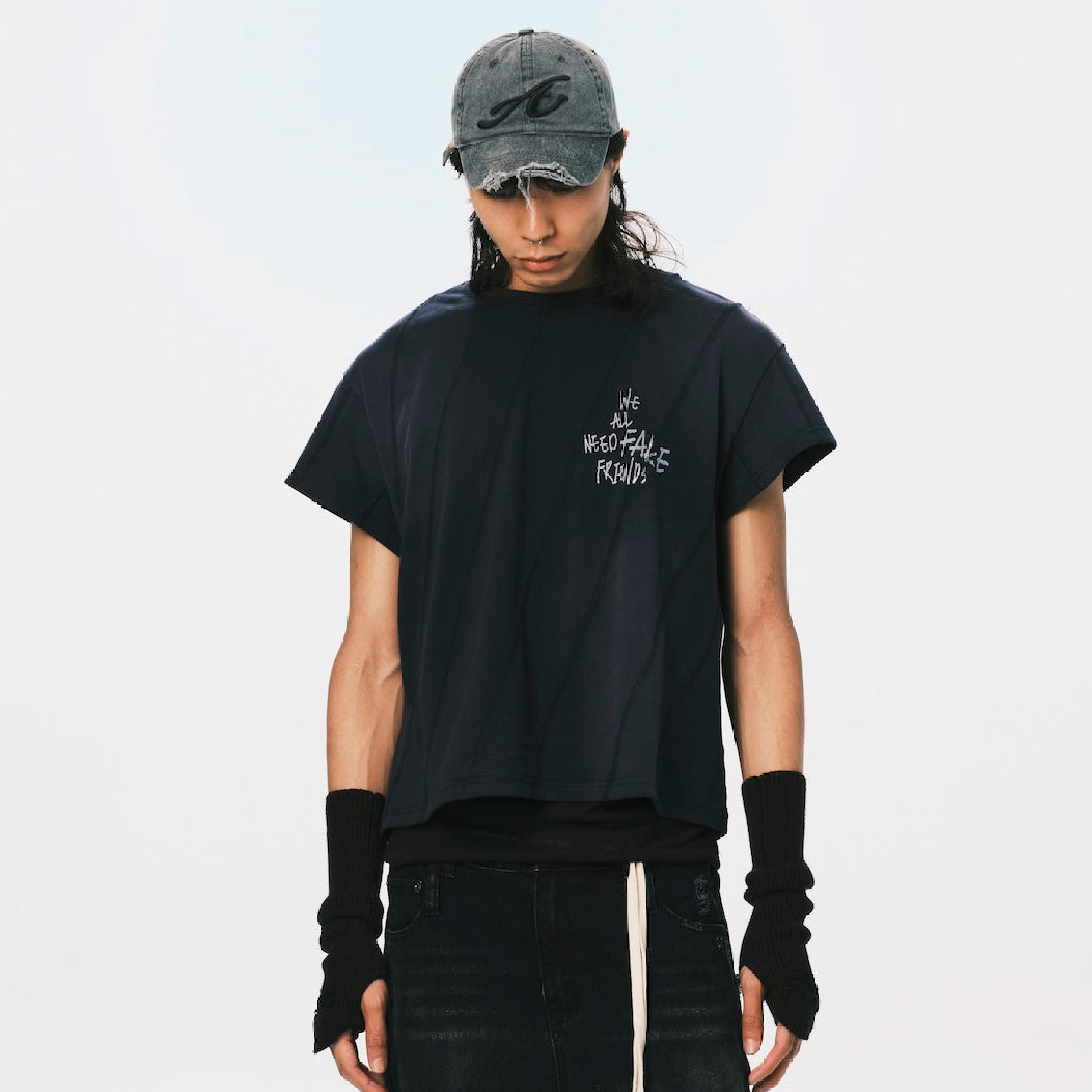 ANOWHEREMAN Print Muscle Tee
