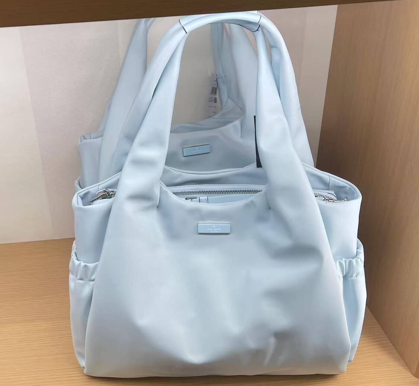 【預購】Kate Spade H052377 New York 淺藍色單肩包